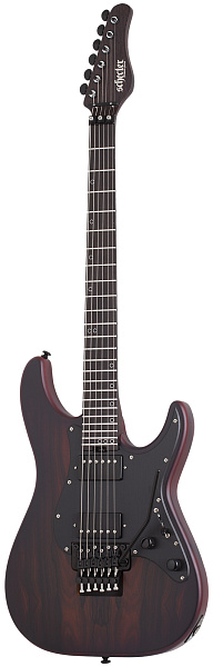 Электрогитара SCHECTER [SUN VALLEY SUPER SHREDDER EXOTIC ZIRICOTE ZIR] электрогитара 6-струнная, корпус: черная лимба с топом из цирикота, гриф: венге, накладка: черное дерево, 24 лада, цвет: Ziricot (ZIR)