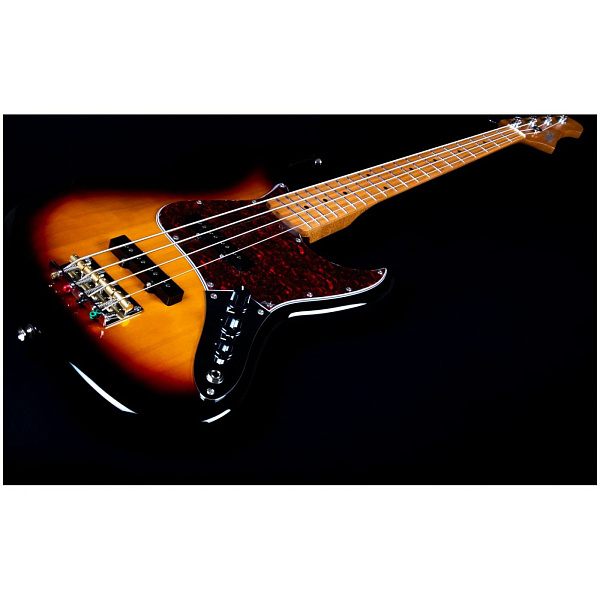 JET JJB-300-SB - Бас-гитара Jazz Bass, цвет санберст