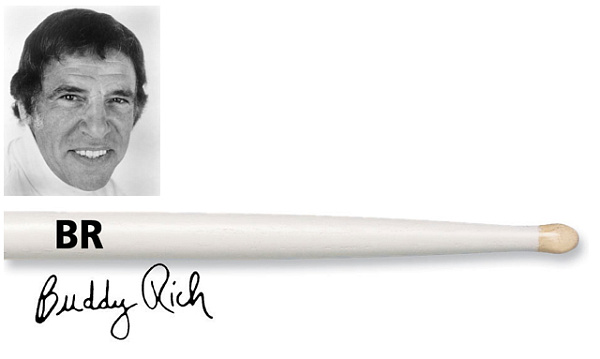 VIC FIRTH SBR - барабаннные палочки Buddy Rich, деревянный наконечник, комбинация 5A 