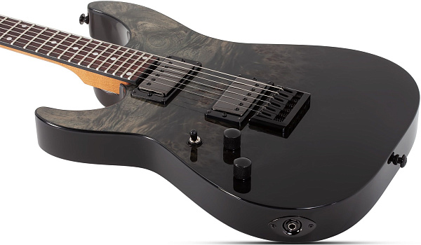 Электрогитара SCHECTER [C-1 STANDARD LH BFBB] леворукая электрогитара 6-струнная, корпус: красное дерево, топ из капа, гриф: печеный клен, накладка: палисандр, 24 лада, цвет Black Fade Burst Burl (BFBB)