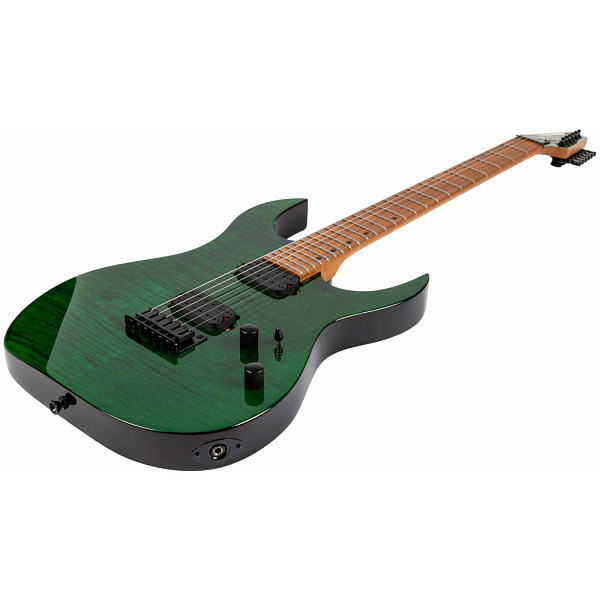 SPIRA S-450 TGR - Электрогитара Superstrat, цвет Trans Green/зелёный 