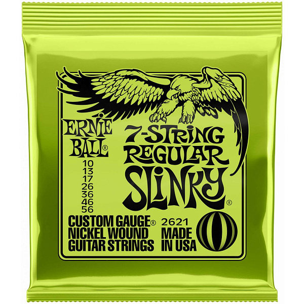 Ernie Ball 2621 (10-56) - Струны для 7-струнной электрогитары