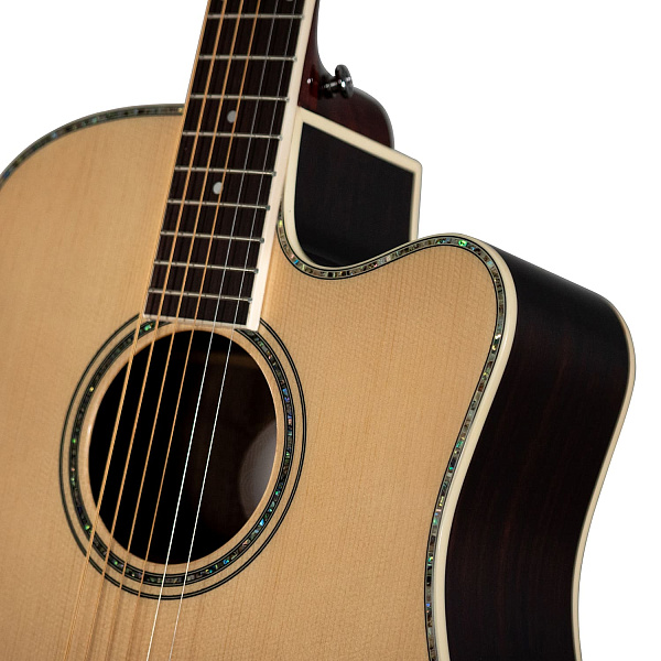 Emotive Rightwood D4 eNA - Электроакустическая гитара дредноут, цвет натуральный