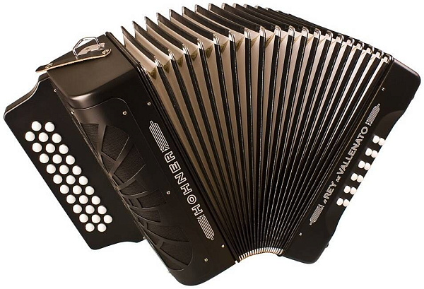 HOHNER El Rey del Vallenato BbEbAb black - Аккордеон диатонический