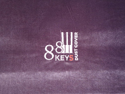 UNIQKEYS UKPC-CASS-88-LM - Бархатная накидка для цифрового фортепиано CASIO, 88 клавиш, сиреневый