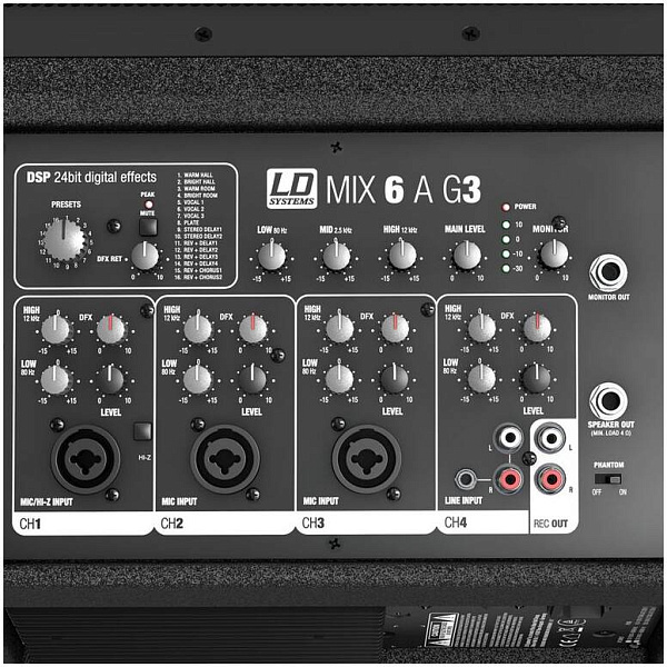 LD SYSTEMS MIX 6 A G3 - Акустическая система активная