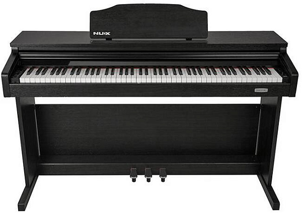 NUX WK-520-BROWN Цифровое пианино на стойке с педалями, тёмно-коричневое,...