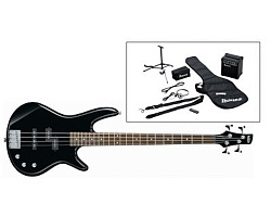 IBANEZ IJSR190U BASS JUMPSTART BLACK Набор начинающего бас-гитариста, цвет черный.
