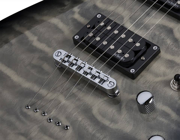 Электрогитара SCHECTER [C-6 PLUS CB] электрогитара 6-струнная, корпус: липа, топ: стеганый клен, гриф клен, накладка палисандр, 24 лада, цвет: Charcoal Burst (CB)