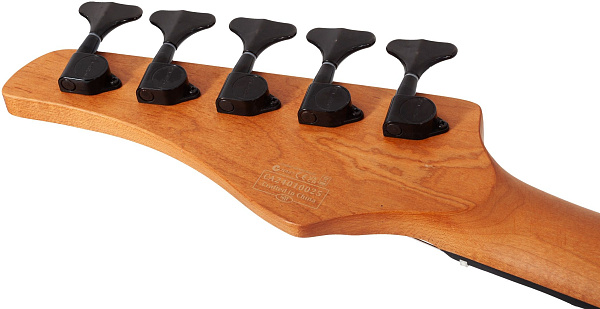 Бас-гитара SCHECTER [C-5 STANDARD TB] бас-гитара 5-струнная, корпус: красное дерево, топ из капа, гриф: печеный клен, накладка: палисандр, 24 лада, цвет Tobacco Burl (TB)