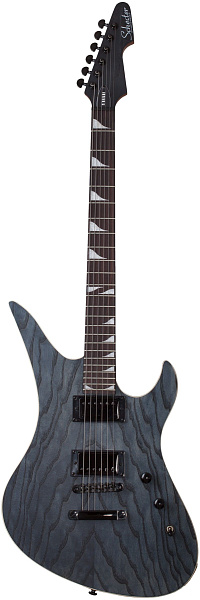 Электрогитара SCHECTER [AVENGER STANDARD CS] электрогитара 6-струнная, корпус: красное дерево, топ из капа, гриф: печеный клен, накладка: палисандр, 24 лада, цвет Charcoal Satin (CS)