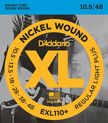 D'ADDARIO EXL110+ Струны для электрогитары 10.5-48