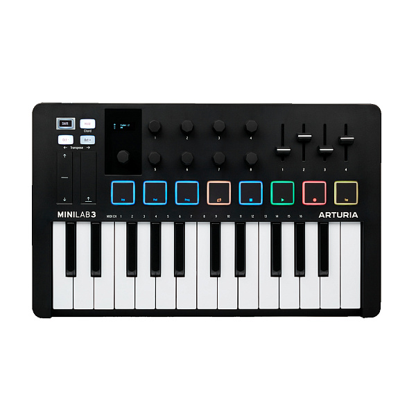 Arturia MiniLab 3 Black Edition - MIDI-клавиатура