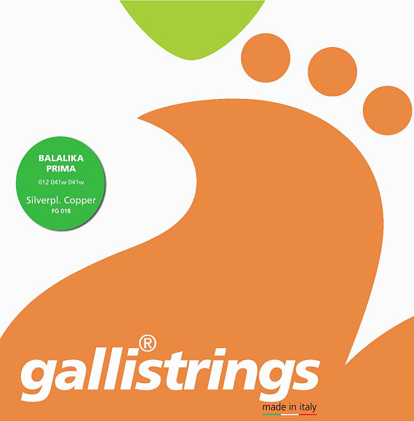 Комплект струн GALLI STRINGS [FG018] для балалайки