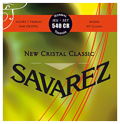 Savarez 540CR New Cristal Classic Red standard tension - Струны для классической гитары