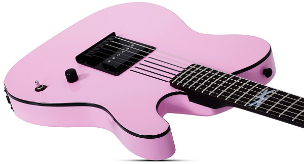 Электрогитара SCHECTER [PT-MGK HP] электрогитара 6-струнная, именная модель Machine Gun Kelly, корпус: ольха, гриф: клён, накладка: черное дерево, 24 лада , цвет: HOT PINK (HP)