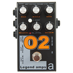 AMT Electronics O-2 - Legend Amps 2 Двухканальный гитарный предусилитель (Orange DC30).