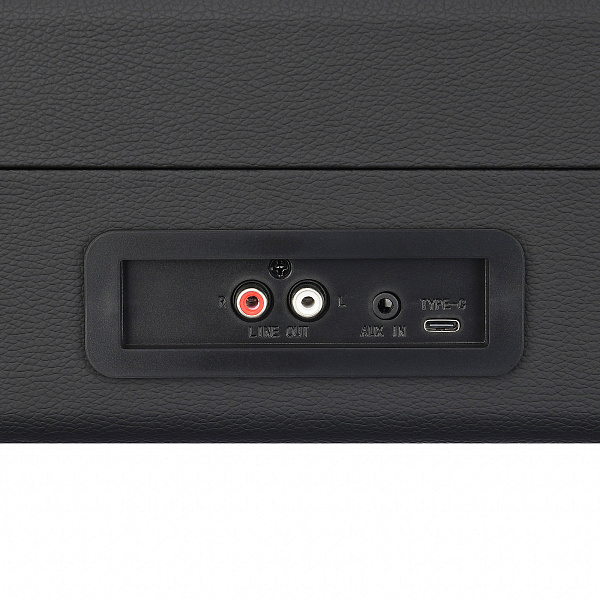 ROCKET VP-102 - Виниловый проигрыватель, цвет чёрный/красный