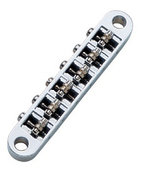 PARTS BM025CR Бридж T-O-Matic для электрогитары LP, ролик, ш-14.5мм, компл, хром