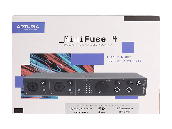 Arturia MiniFuse 4 Black - USB Аудиоинтерфейс