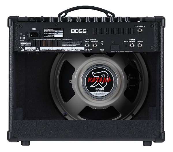Гитарный комбоусилитель BOSS [KTN50 GEN3 EX] серии Katana EX, 50 Вт, расширенный функционал для сцены, встроенный процессор эффектов (6 типов усилителя, 5 секций эффектов)