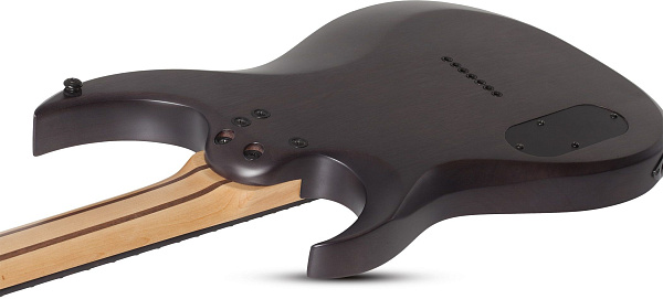 Электрогитара SCHECTER [SUNSET-7 EXTREME GRG] электрогитара 7-струнная, корпус: ньятон, топ: огненный клен, гриф: клен, накладка: черное дерево, 24 лада, цвет: Grey Ghost (GRG)