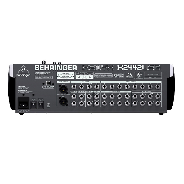 Behringer X2442USB - Микшерный пульт, 8 моно, 4 стерео, процессор эффектов, USB