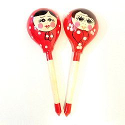 Хохлома LHL6601 - Деревянная ложка полубаская