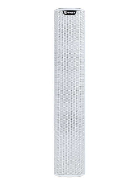 Звуковая колонна Intrend [ITSPK-43DA-W] активная 4x3", 240 Вт, вход DANTE, питание 110-220В, SPL 107dB,  80Hz~18kHz, 20°х120° (VхH), вес 5.3кг, цвет белый, крепление в комплекте, (цена за 1шт., в упаковке 2 шт.)