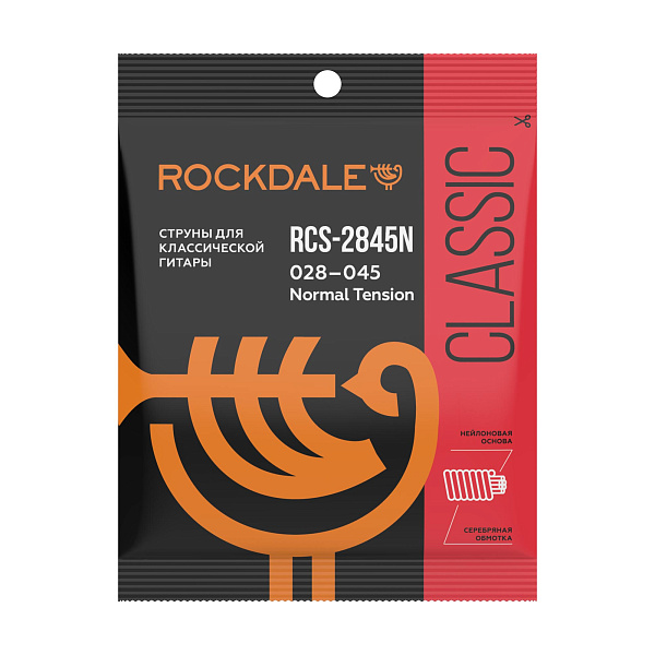ROCKDALE RCS-2845N - струны для классической гитары, нормальное натяжение