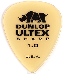 Dunlop 433R1.0 медиатор Ultex Sharp, 1 мм, стандартная форма