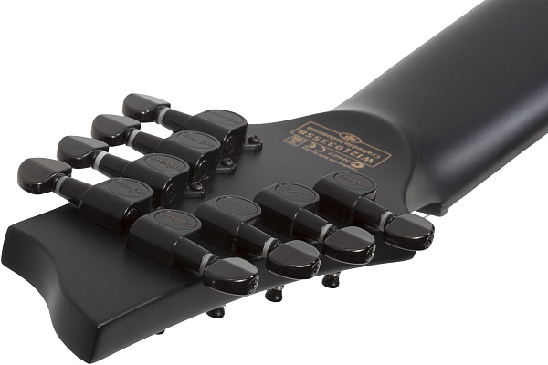 Электрогитара SCHECTER [DAMIEN-8 MS SBK] электрогитара 8-струнная, мультимензур, корпус: красное дерево, гриф: клен, накладка: палисандр, 24 лада, цвет: Satin Black (SBK)