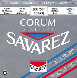 Savarez 500ARJ Corum Alliance Red/ Blue medium-high tension - Струны для классической гитары