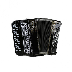 Баян "ТУЛА" 46×80-II (Тульская Гармонь БН-41) ученический, 3-х рядный, двухголосный, детский.