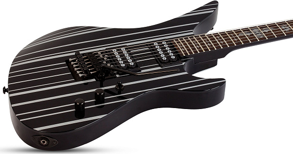 Электрогитара SCHECTER [SYNYSTER STANDARD BLK] электрогитара 6-струнная, корпус: красное дерево, гриф: 3-кусковое красное дерево, накладка: черное дерево, 24 лада, цвет: Black (BLK)
