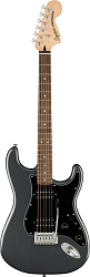 FENDER SQUIER Affinity 2021 Stratocaster HH LRL Charcoal Frost Metallic - Электрогитара