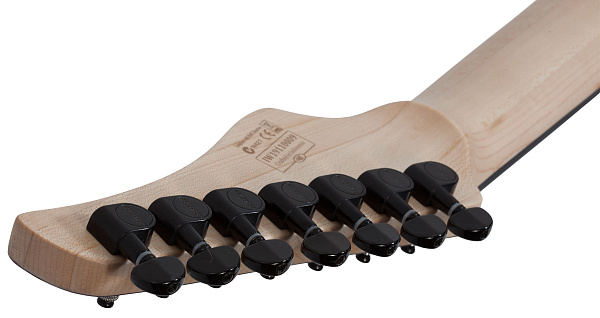 Электрогитара SCHECTER [C-7 PRO AQB] электрогитара 7-струнная, корпус: красное дерево, топ: кап, гриф: клен 3 куска, накладка: венге, 24 лада, цвет: Aqua Burst (AQB)