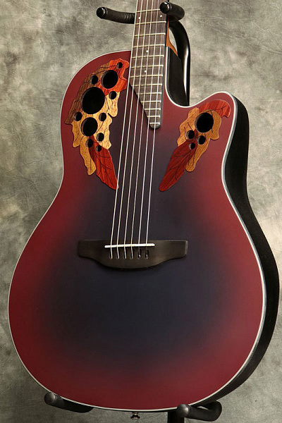 OVATION CE44-RRB Celebrity Elite Mid Cutaway Reversed Redburst - Электроакустическая гитара