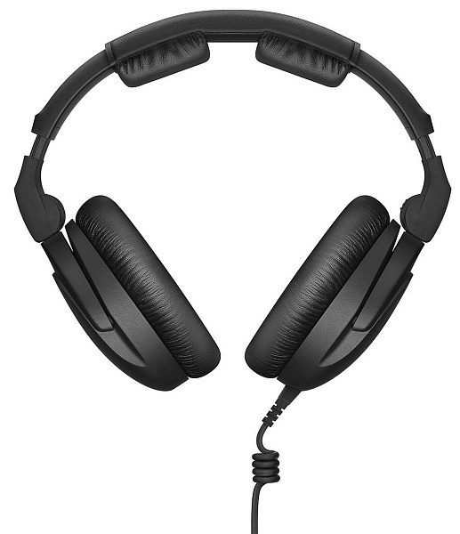 Закрытые динамические мониторные наушники Sennheiser [HD 300 PRO] Диапазон: 6–25000 Гц, импеданс: 64 Ом, чувствительность: 108 дБ, вес: 297 г, кабель 1,55 м (3,5 мм + адаптер 6,3 мм).