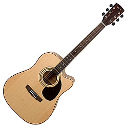 Cort AD880CE-NAT - Электроакустическая гитара с вырезом
