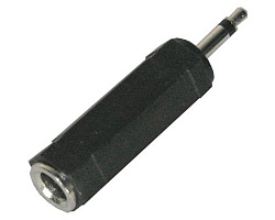 Invotone AD100 - Переходник 6.35мм моно джек мама <>3.5 мм моно джек папа