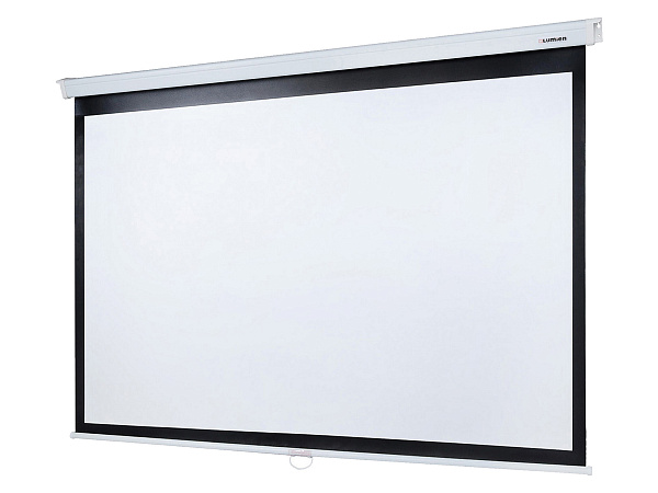 [LMP-100114CSR] Настенный экран Lumien [Master Picture CSR] 194x276см (раб.область 166х266 см) (123") MW FiberGlass черн. кайма по периметру, верх.кайма 23 см, механизм плавного возврата, возможность потолочн./настенного крепления (белый корпус) 16:10