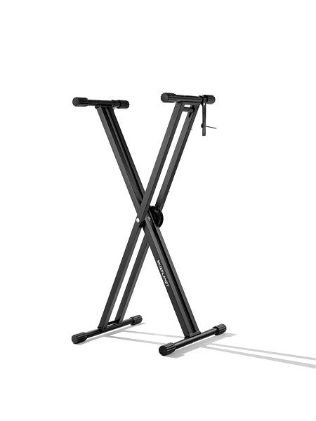 Muzplanet Q-2XB - Стойка клавишная X-образная, цвет чёрный