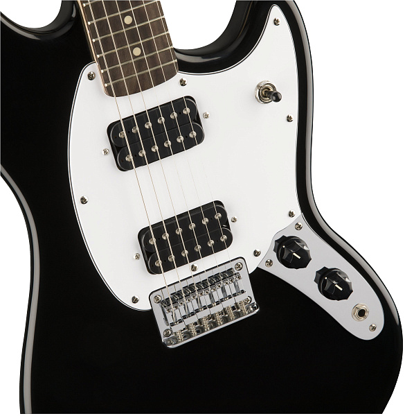 FENDER SQUIER BULLET MUSTANG HH BLK электрогитара, цвет черный