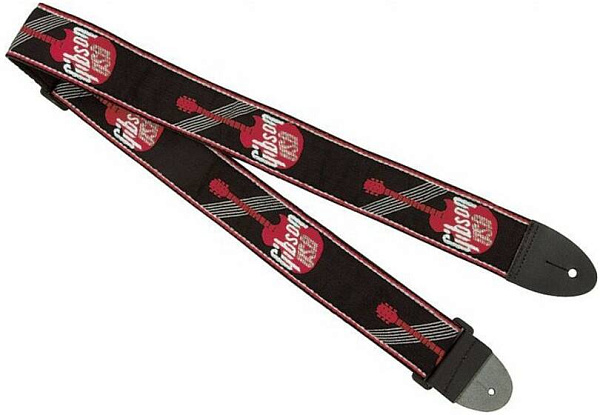 GIBSON ASGG-600 2' WOVEN STRAP W/ GIBSON LOGO-RED - Ремень