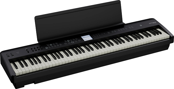 Портативное цифровое пианино ROLAND [FP-E50] с функциями аранжировщика  с 88 клавишами (PHA-4 Standard, Ivory Feel), полифония 256 голосов, 1018 тембров, Bluetooth 4.2, автоаккомпанемент (177 стилей), рекордер (WAV, до 390 мин), динамики 12 см (11 Втх2),