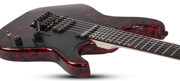Электрогитара SCHECTER [SUN VALLEY SUPER SHREDDER FR-S RED REIGN RR] электрогитара 6-струнная, корпус: красное дерево, гриф: клен, накладка: черное дерево, 22 лада,Sustaniac, FloydRose, цвет: RED REIGN (RR)