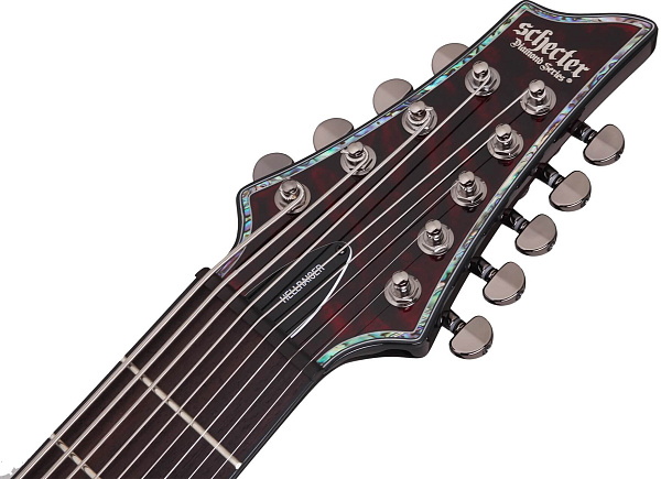 Электрогитара SCHECTER [HELLRAISER C-9 BCH] электрогитара 9-струнная, корпус: красное дерево, топ: волнистый клен, гриф: красное дерево, накладка: палиснадр, 24 лада, цвет: Black Cherry (BCH)