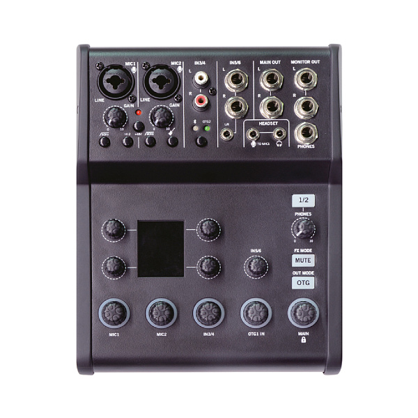 Moti.vity MDC6 - Цифровой 32-битный микшерный пульт с аудиоинтерфейсом