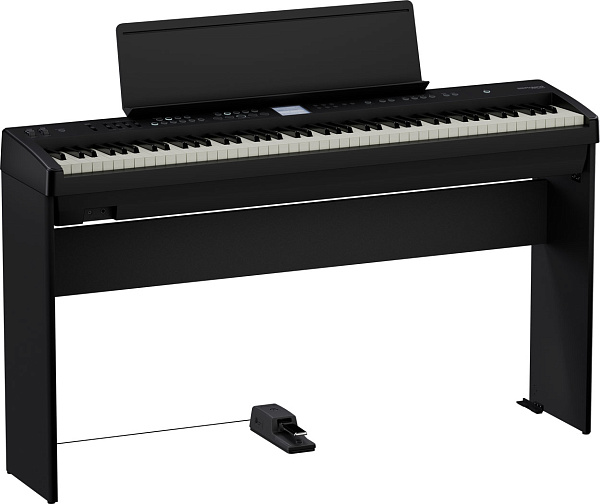 Портативное цифровое пианино ROLAND [FP-E50] с функциями аранжировщика  с 88 клавишами (PHA-4 Standard, Ivory Feel), полифония 256 голосов, 1018 тембров, Bluetooth 4.2, автоаккомпанемент (177 стилей), рекордер (WAV, до 390 мин), динамики 12 см (11 Втх2),